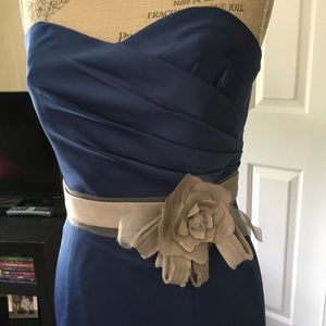Disney Fairy Tale Wedding Gown by Alfred Angelo Indigo Moonlight Blue Dress Sz 6